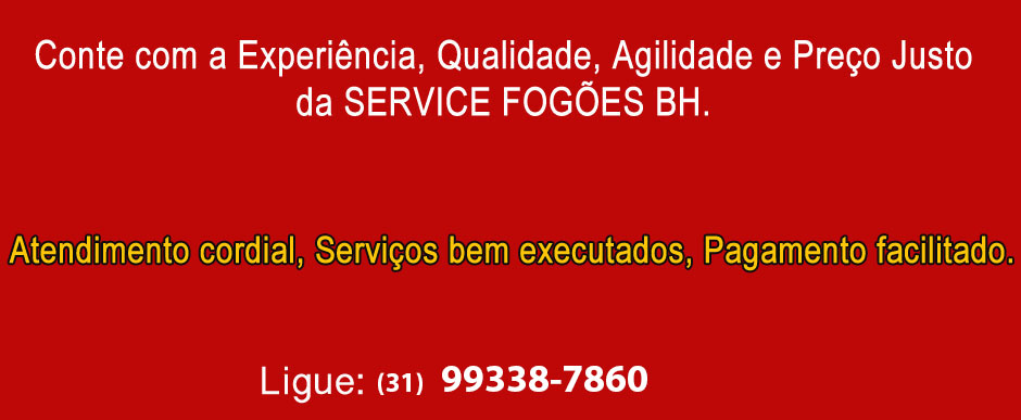 Assistência Técnica de Fogão BH