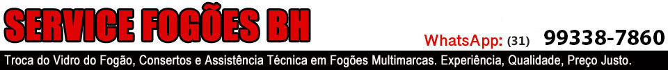 Conserto de fogões bh